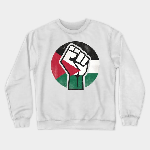 support Palestine Crewneck Sweatshirt by MZeeDesigns